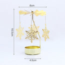 Spinning Cartoon Carousel Candle Holder Wrought Metal Lighting Candlesticks