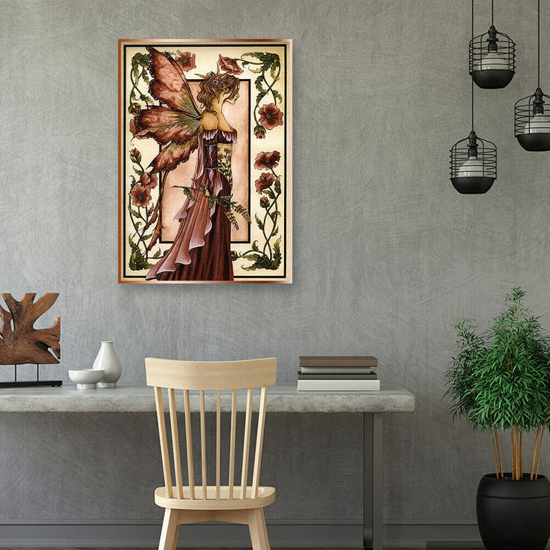 Special Shaped Butterfly Fairy 5D DIY Diamond Painting Part Drill Home Art