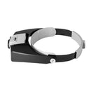 10X Headband LED Magnifying Glasses Magnifier Loupe Jewelry Reading (Grey) Newly