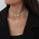 Family Jewelry Party Wedding Clavicle Necklace Boho Choker Daisy Necklace