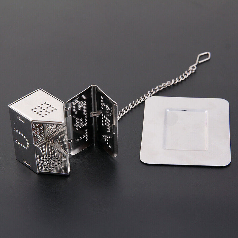 1pc Stainless Steel House Shape Tea Infuser Loose Leaf Tea Strainer Filter Newly