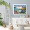 Beach Vacation Diamond Painting Kits Full Round Drill 24 Colors 60x50cm (V2421)