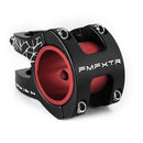 0 Degree MTB Road Bike Handlebar Stem 31.8/35mm Bicycle Riser Stems (Black)