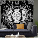Abstract Sun Moon Wall Hanging Tapestry Room Decor Background (100x75cm)