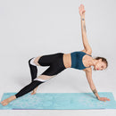 Portable Washable Printed Yoga Towel Pilates Anti-Skid Towels Blanket (D) Newly