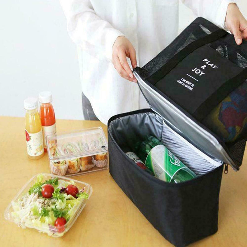 Portable Outdoor Picnic Bags Travel Shoulder Bag Waterproof For Camping V0D0