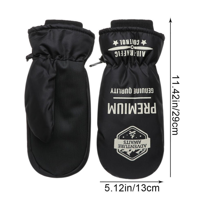 Winter Must Windproof Waterproof Ski Gloves Long-sleeved Mitten Snow Snowboard