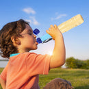 Drinking Water Filter Tools Hiking Survival Water Purifier w/ Straw (Blue) Newly