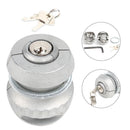 Anti-Theft Trailer Parts Ball Lock Hitch Lock for Coupling Tow Caravan Silv
