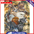5D Diamond Embroidery Picture Set DIY Owl Group Round Drill Diamond Painting