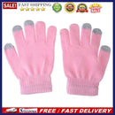 Women Men Touch Screen Soft Cotton Winter Gloves Warmer Smartphone Pink