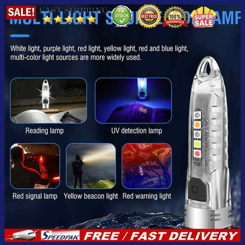 Portable Torch Lamp High Brightness Mini LED Torch for Outdoor Adventure Camping