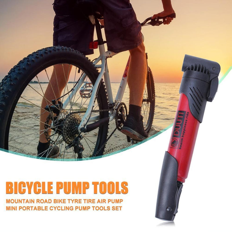 Durable Bicycle Hand Tyre Tire Pump Inflator Universal for Schrader Presta Valve