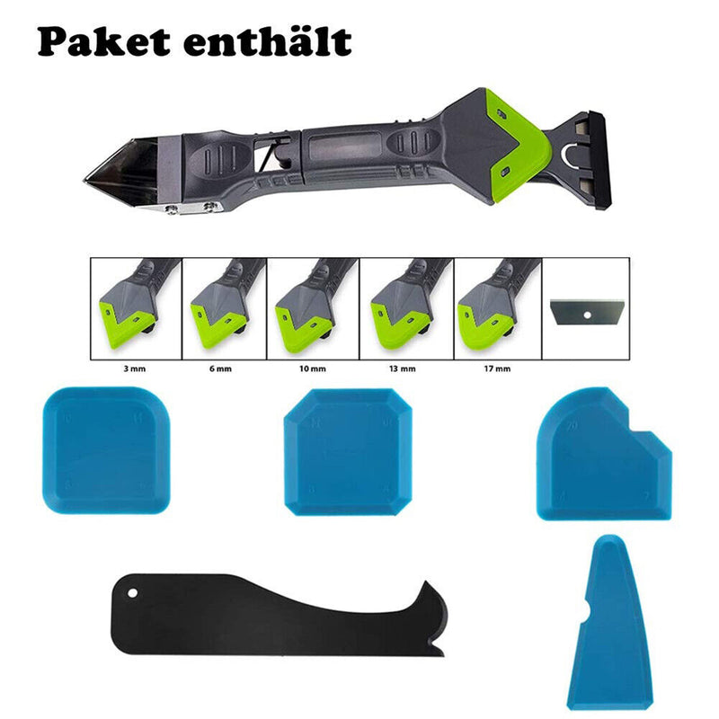 11pcs Glass Cement Scraper Remover Caulk Finisher Sealant Smooth Scraper Newly