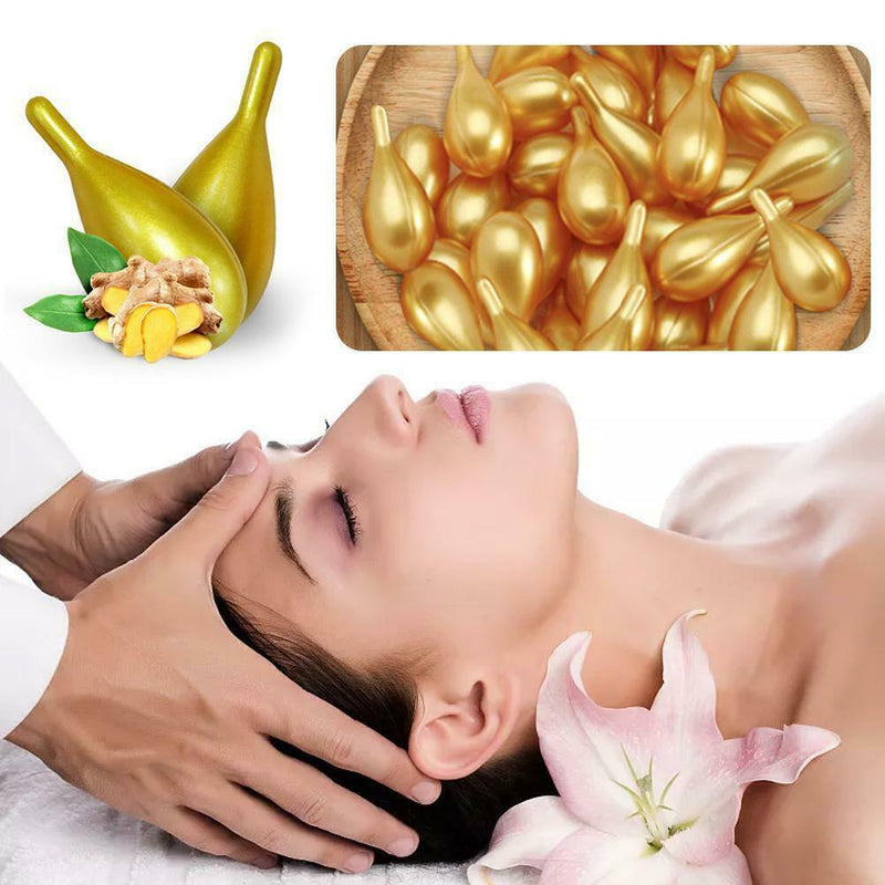 12 Capsules Belly Drainage Ginger Oil Lymphatic Drainage Body Massage X3W3
