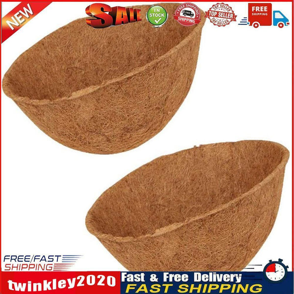 Hanging Coconut Flower Pot Basket Liners Replacement Palm Cushion (10 in) Newly