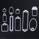 10 PCS Labels Hollow Out Template DIY Cutting Dies Album Decor Paper PTSP
