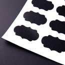 15st Handwerk Etiketten Blackboard Aufkleber Tafel Paste Abziehbilder für Glas-B