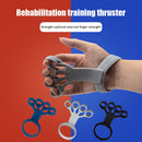 Silicone Hand Grip Arthritis Wrist Stretch Finger Trainer Exercise (Blue) Newly