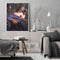 Purple Girl Oil Paint By Numbers Kits Canvas DIY Picture Home Decoration Gifts