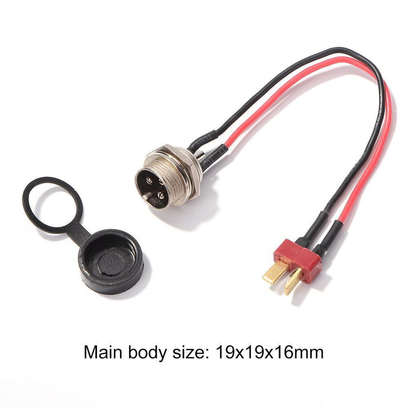 Electric Scooter Parts Power Charger T-head Charging Port for KUGOO M4 PRO