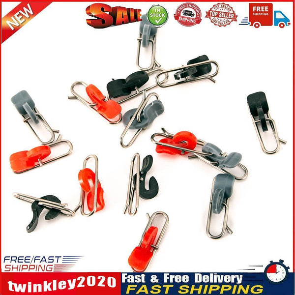 10pcs Stainless Steel Impact Bait Clip Fishing Hook Decoupling Accessories Newly
