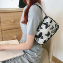Korean Sweet Butterfly Handbag Nylon Shoulder Underarm Bag Women Tote Purses