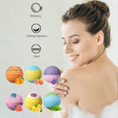 Skin White Bath Bombs Anti Stress Exfoliating Blisters Ball Bath Salt Ball