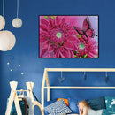 5D Special Shaped Diamond Painting Flower Butterfly DIY Rhinestone Mosaic Wall