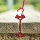 Outdoor Aluminum Ground Peg Spring Nail Camping Tent Windproof Fixed Hook Buc