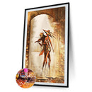 Full Drill Round Diamond Painting Kit DIY 5D Elegant Lovers Drawing (V802) Newly