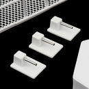 PVC Curtain Hooks Self-adhesive Wall Hook Storage Holder Bathroom Towel Holder