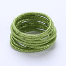 Children Rubber Band Candy Color 12 Colors 10pcs/card 3cm Headwear Accessorie
