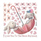 Cute Grey Bunny Ballet Rabbit Wall Stickers For Kids Nursery Room W9S8 Baby U9Y1