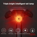 #A Bicycle Smart Brake Sensing Tail Light 7 Modes Mountain Road Bike Rear Lamp