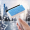 Double Sided Glass Wiper Scraper Window Cleaning Brush Bathroom Sponge Wipe