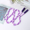 Skipping Rope Soft Beads Unknotted Long Jump Rope Fitness Exercise Rope Kit