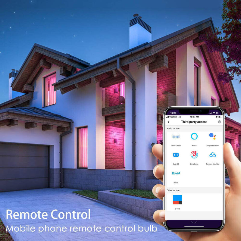 E27 Dimmable WIFI Smart Down Light APP Remote Control Recessed Ceiling Lamp