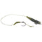 #A 2 Packs Hair Rigs Braided Line High Sensitivity Portable Thread Steel Hook Ri