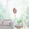 2pcs Crystal Wind Chimes Diamond Hanging Light Catcher Home Decor (ZH014)
