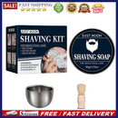 3pcs Shaving Soap Kit with Brush Bowl Facial Beard Cleaning for Men Boyfriends