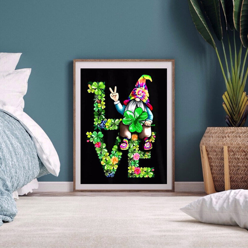 40x50cm DIY Gnome Oil Paint By Numbers Wall Home Living Room Bedroom Decoration