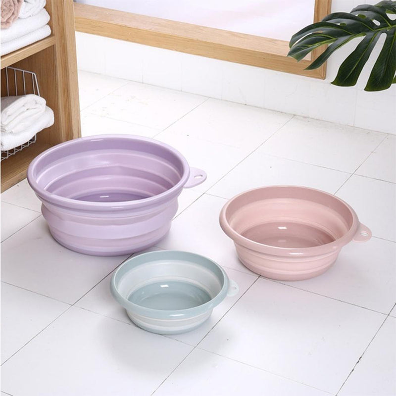 Portable Folding Bucket Basin Outdoor Travel Camping Car Wash Cleaning Tools