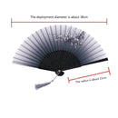 Chinese Style Silk Folding Fan Party Ornaments Dance Hand Fans (Style 5)
