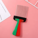 Foldable Metal Wide Teeth Salon Comb Afro Detangle Comb Hair Styling Tools Newly