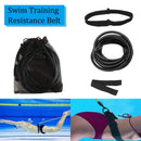 Swim Training Exercise Belts Rope Swimming Harness Resistance Band (Black) Newly