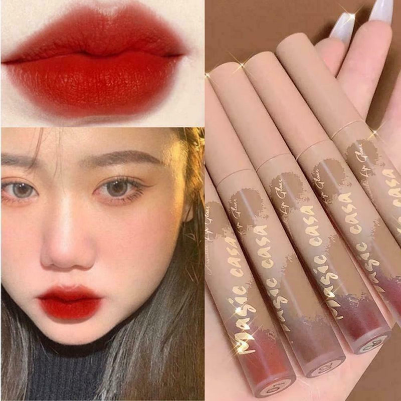 5Pcs/Set Velvet Matte Lipstick Set Lip Gloss Lip Glaze Set B2B3 Fade N Q1K1