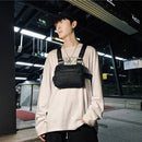 Hip Hop Vest Bag Men Women Oxford Cloth Waistcoat Streetwear Shoulder Belt