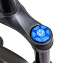 Dustproof MTB Front Fork Cap Bicycle Air Gas Valve Protective Cover (Blue) Newly