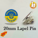 3PCS Ukraine Standing Strong Lapel Pin support Ukraine 2022